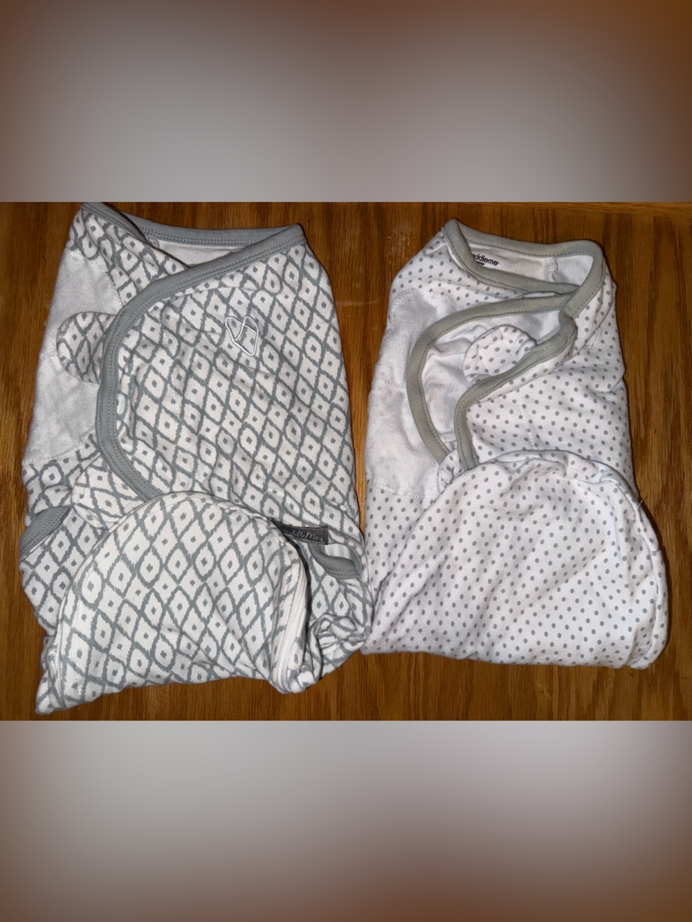 2 Newborn swaddle me swaddles